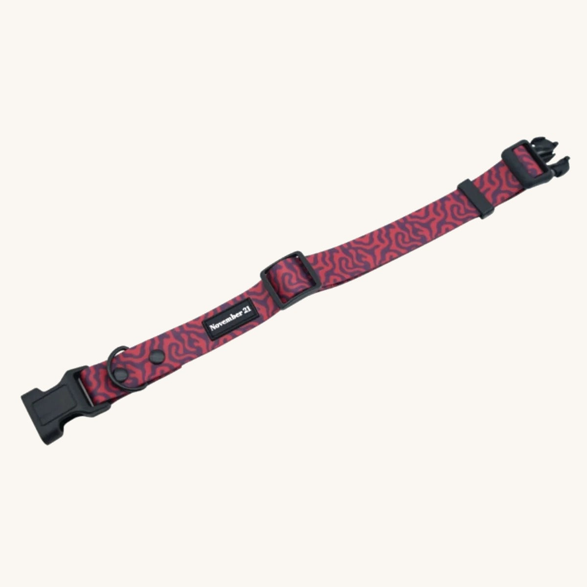 Soft Dog Collar on cream background