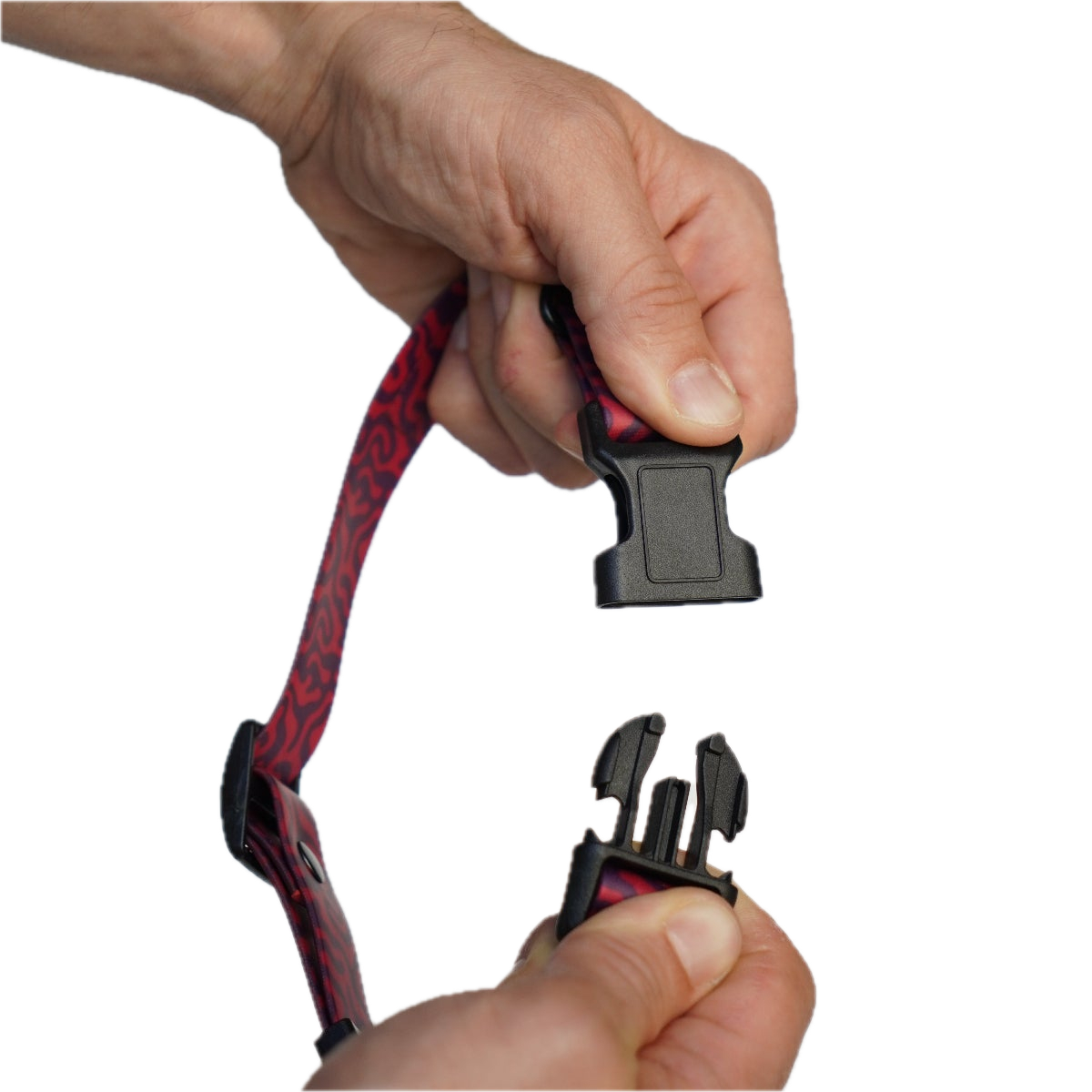 Soft Dog Collar — Pink Zebra