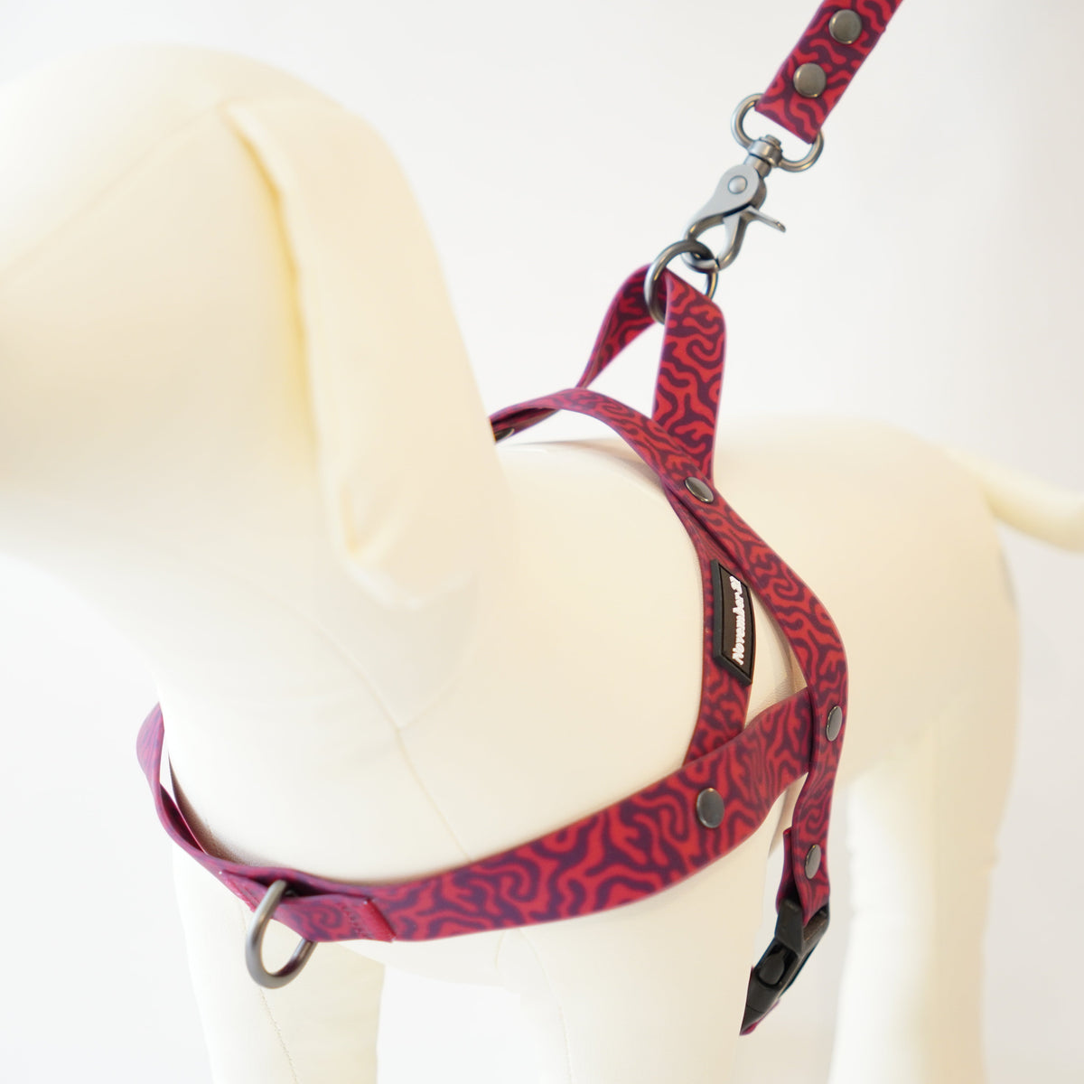 Anti-Matting Dog Harness — Pink Zebra