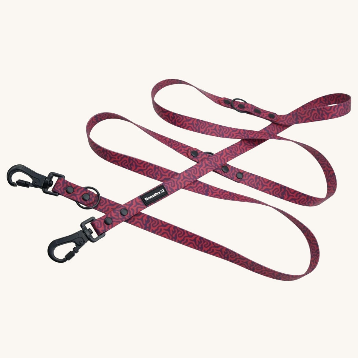 Hands-Free Dog Leash on cream background