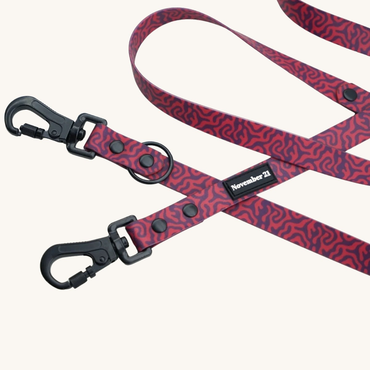 Hands-Free Dog Leash on cream background